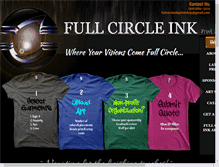 Tablet Screenshot of fullcircleink.com